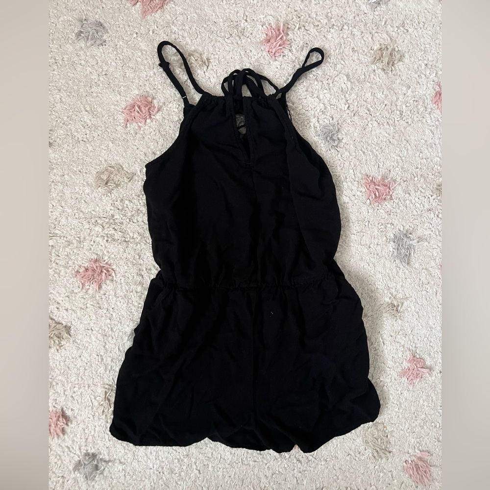 Garage Black Romper